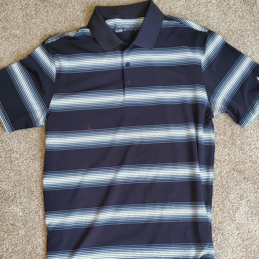 (2) shirts Nike Golf tour performance polo. M.